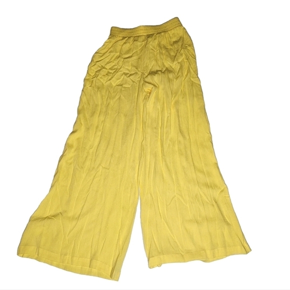 L'agence Yellow Nikita Wide Leg Pants SZ XS - Picture 2 of 4